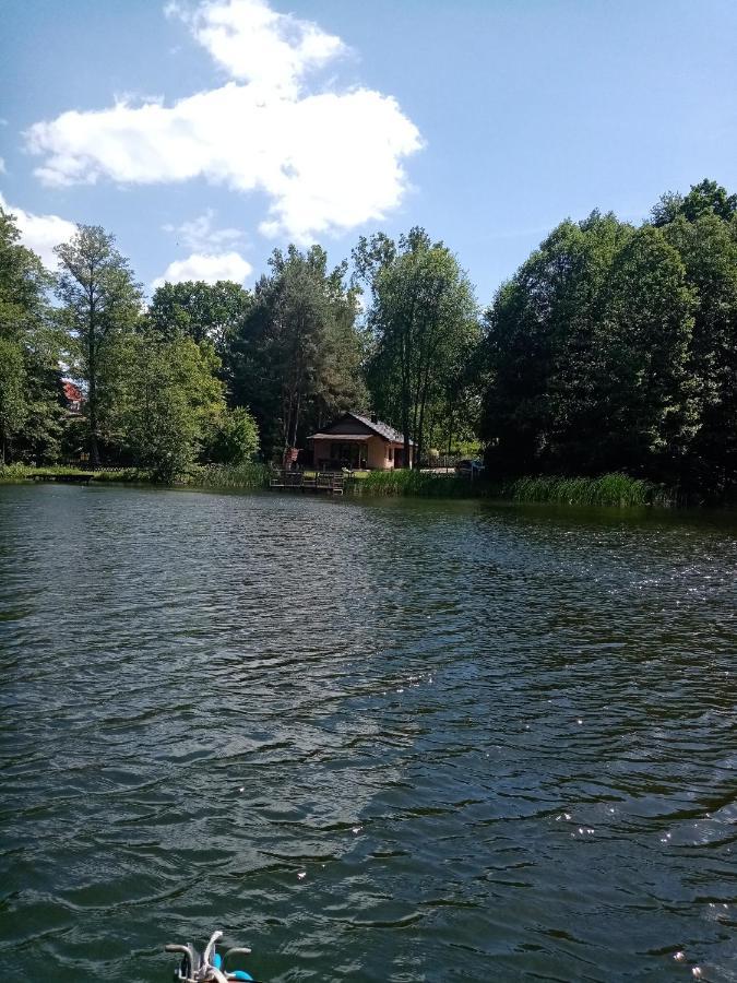Urokliwy Domek Nad Brzegiem Jeziora Lubiatow  Exterior photo